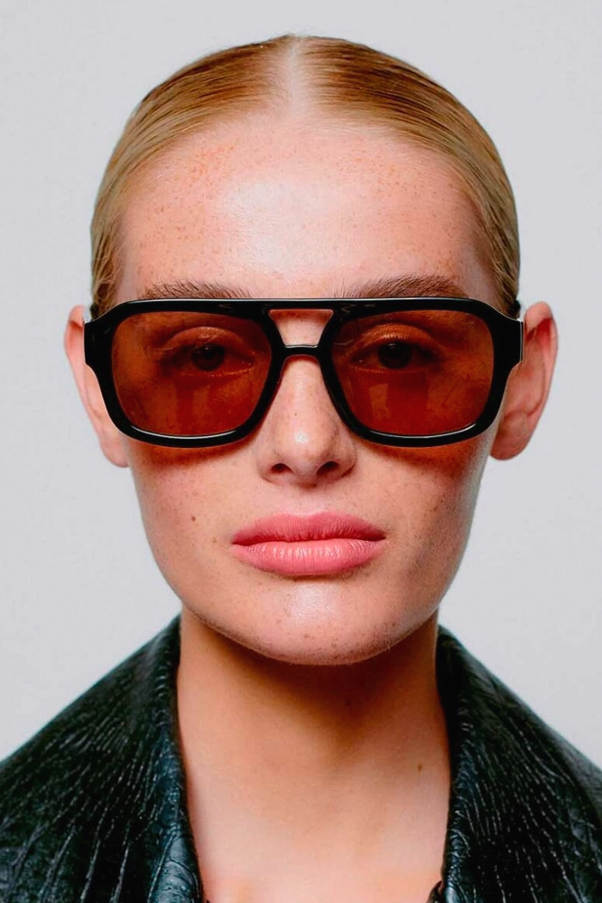 A Kjaerbede Kaya Black Sunglasses