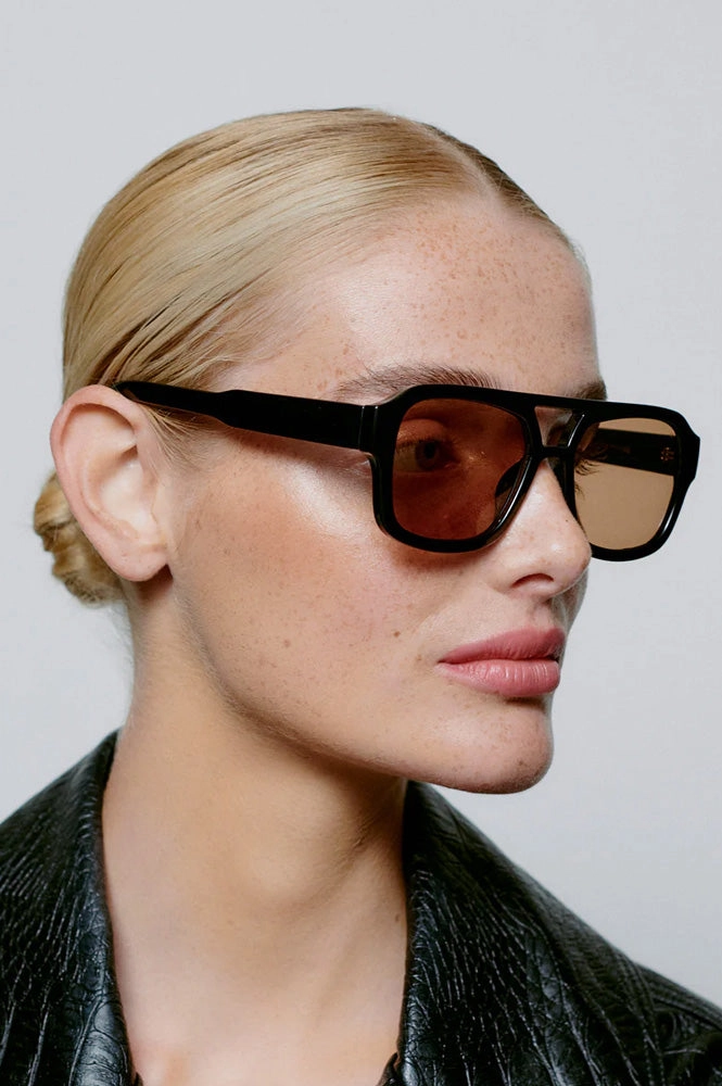 A Kjaerbede Kaya Black Sunglasses