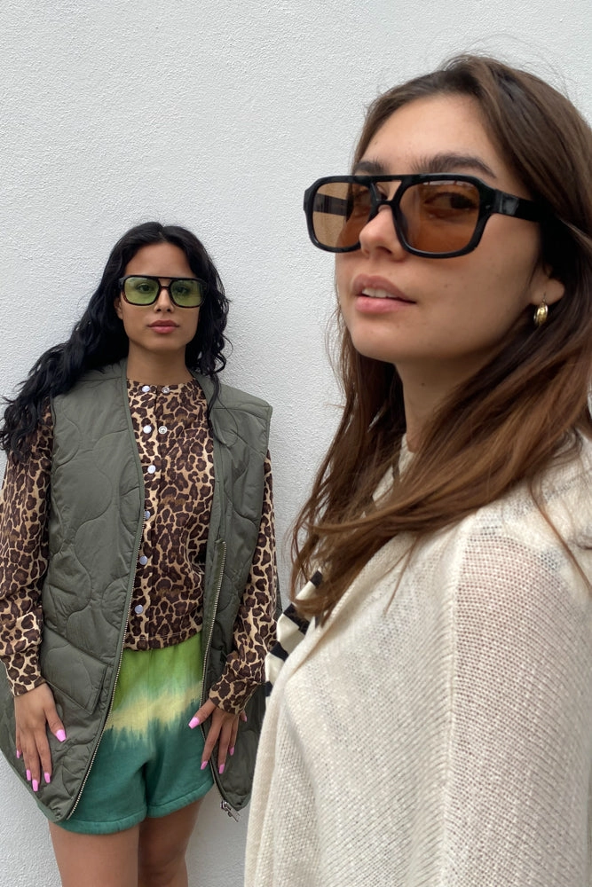 A Kjaerbede Kaya Black Sunglasses