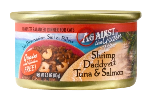 Against the Grain Shrimp Daddy with Tuna and Salmon Canned Cat Food