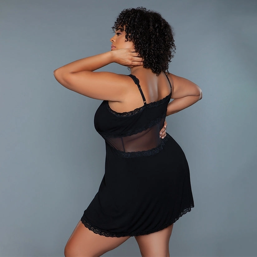Bewicked Alexi Slip-Black 3X-Boxed