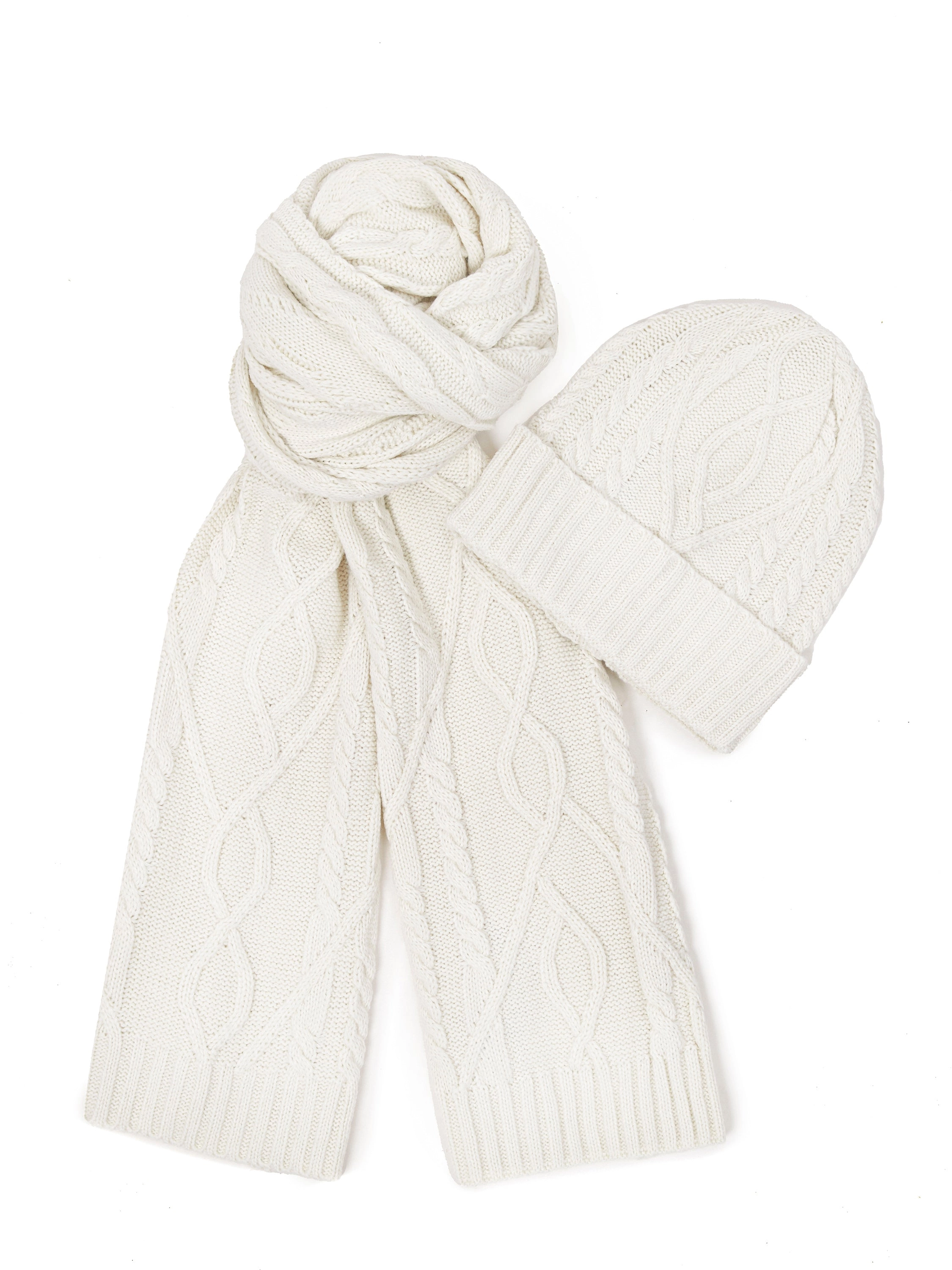 Big Cable Knit Set
