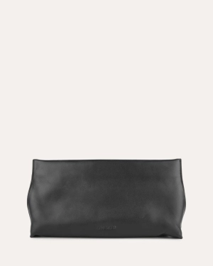 BONNIE CLUTCH BAG BLACK LEATHER
