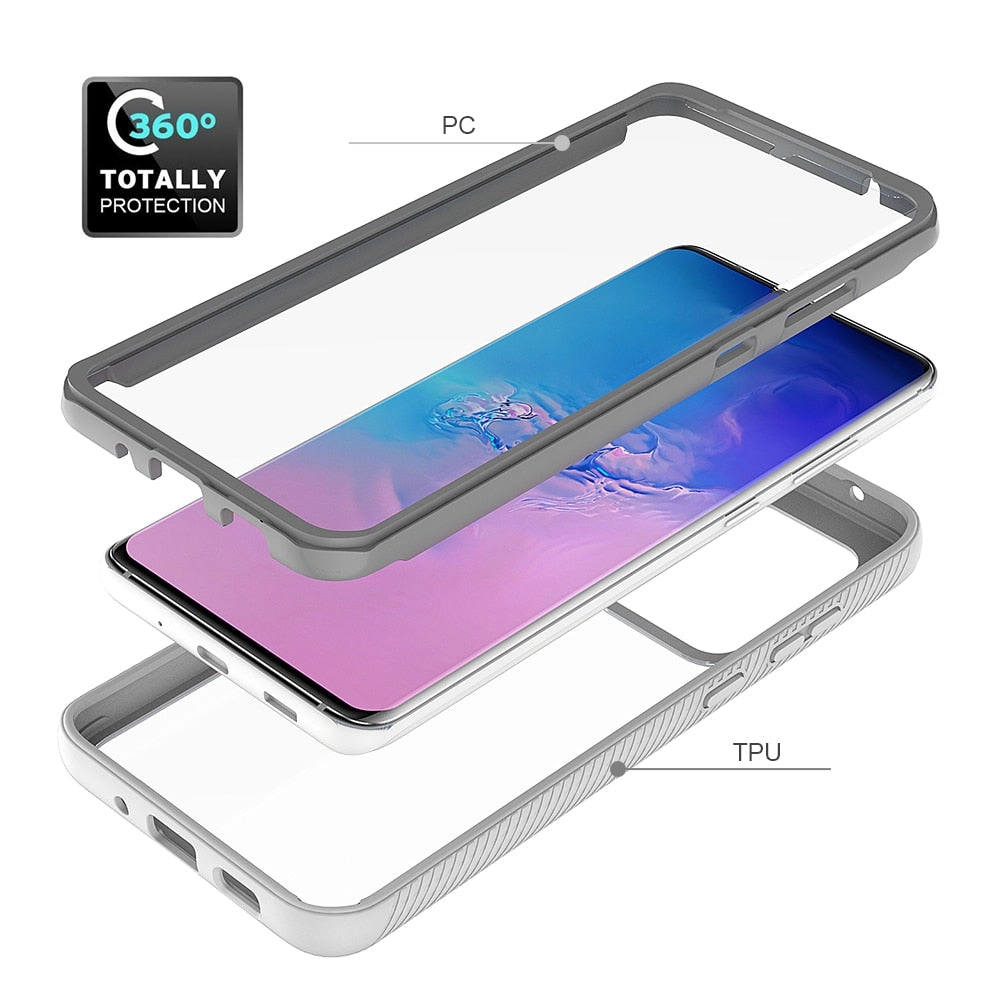 Case For Samsung Galaxy Note20 Ultra S20 FE S10 S9 Plus A51 A71 2 in 1