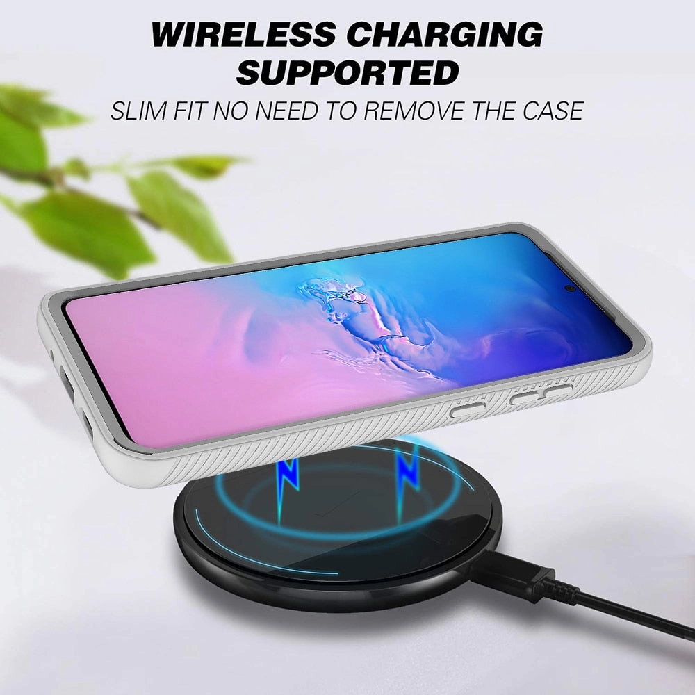 Case For Samsung Galaxy Note20 Ultra S20 FE S10 S9 Plus A51 A71 2 in 1