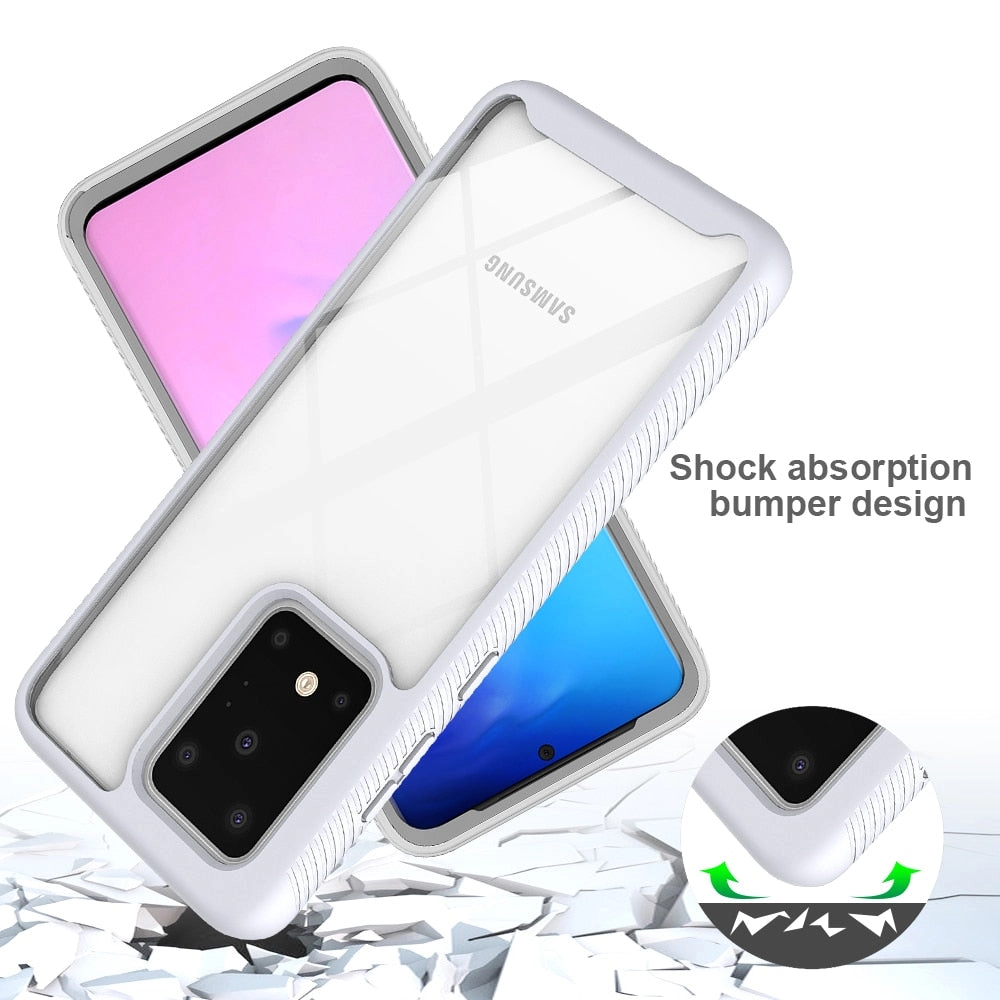 Case For Samsung Galaxy Note20 Ultra S20 FE S10 S9 Plus A51 A71 2 in 1