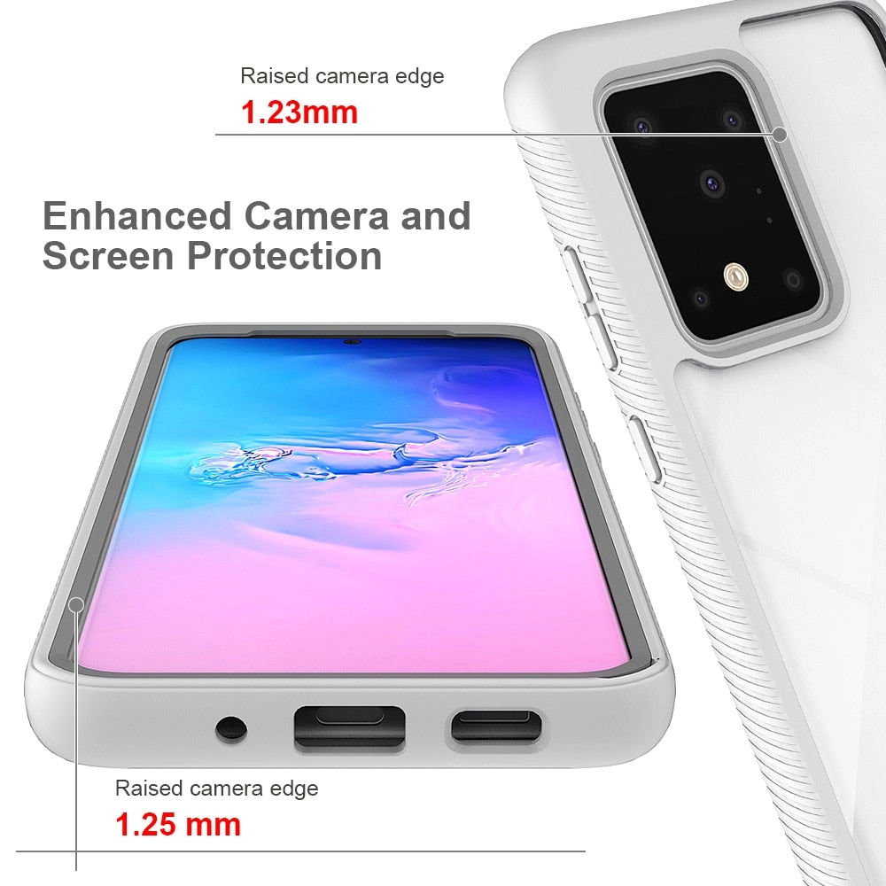 Case For Samsung Galaxy Note20 Ultra S20 FE S10 S9 Plus A51 A71 2 in 1