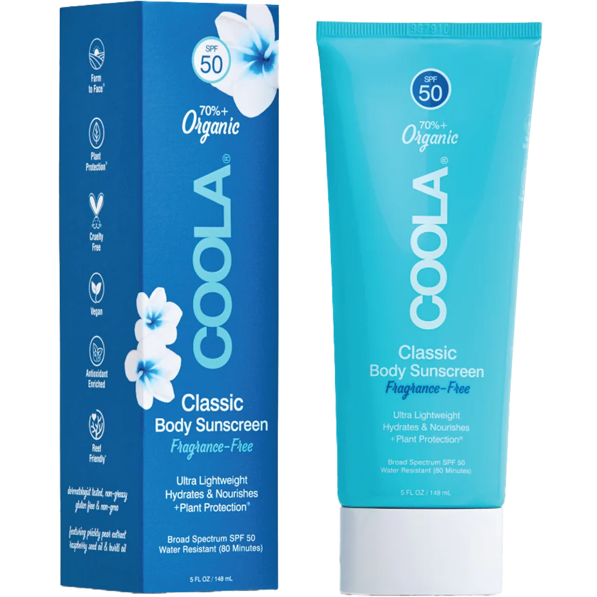 Classic Body Organic Sunscreen Lotion SPF 50