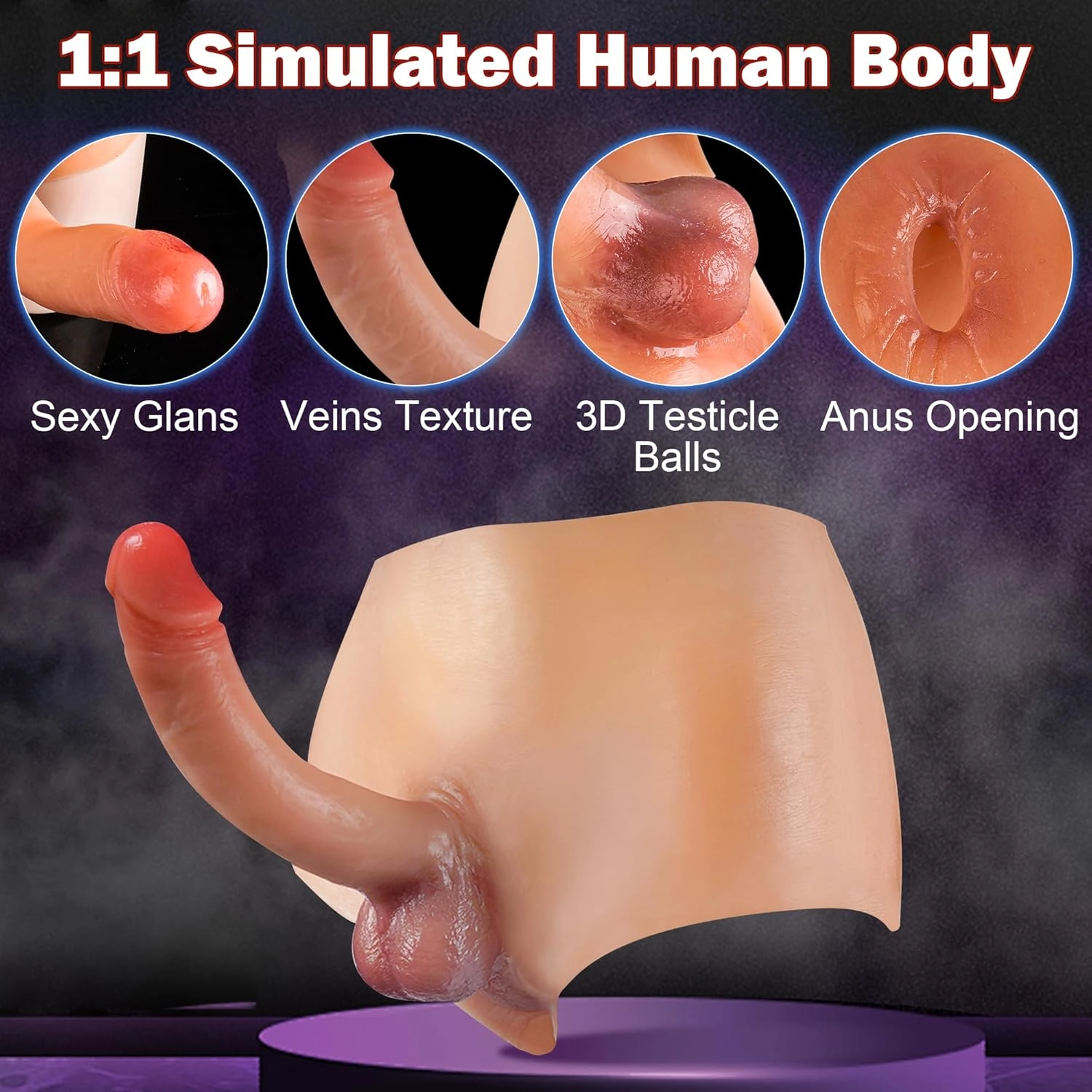 Dillon Realistic Strap on Dildo Harness Dildo Panties-Laphwing