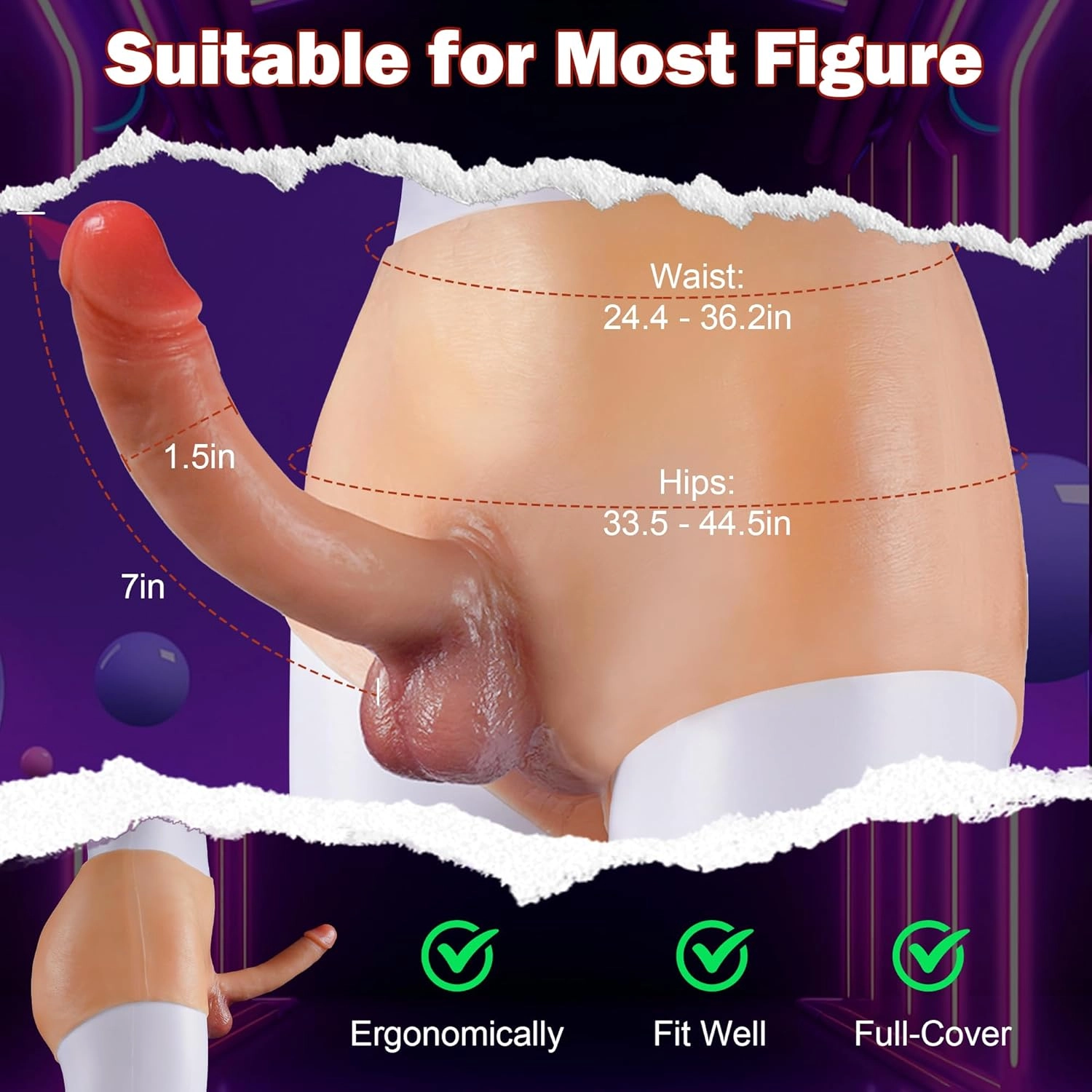 Dillon Realistic Strap on Dildo Harness Dildo Panties-Laphwing