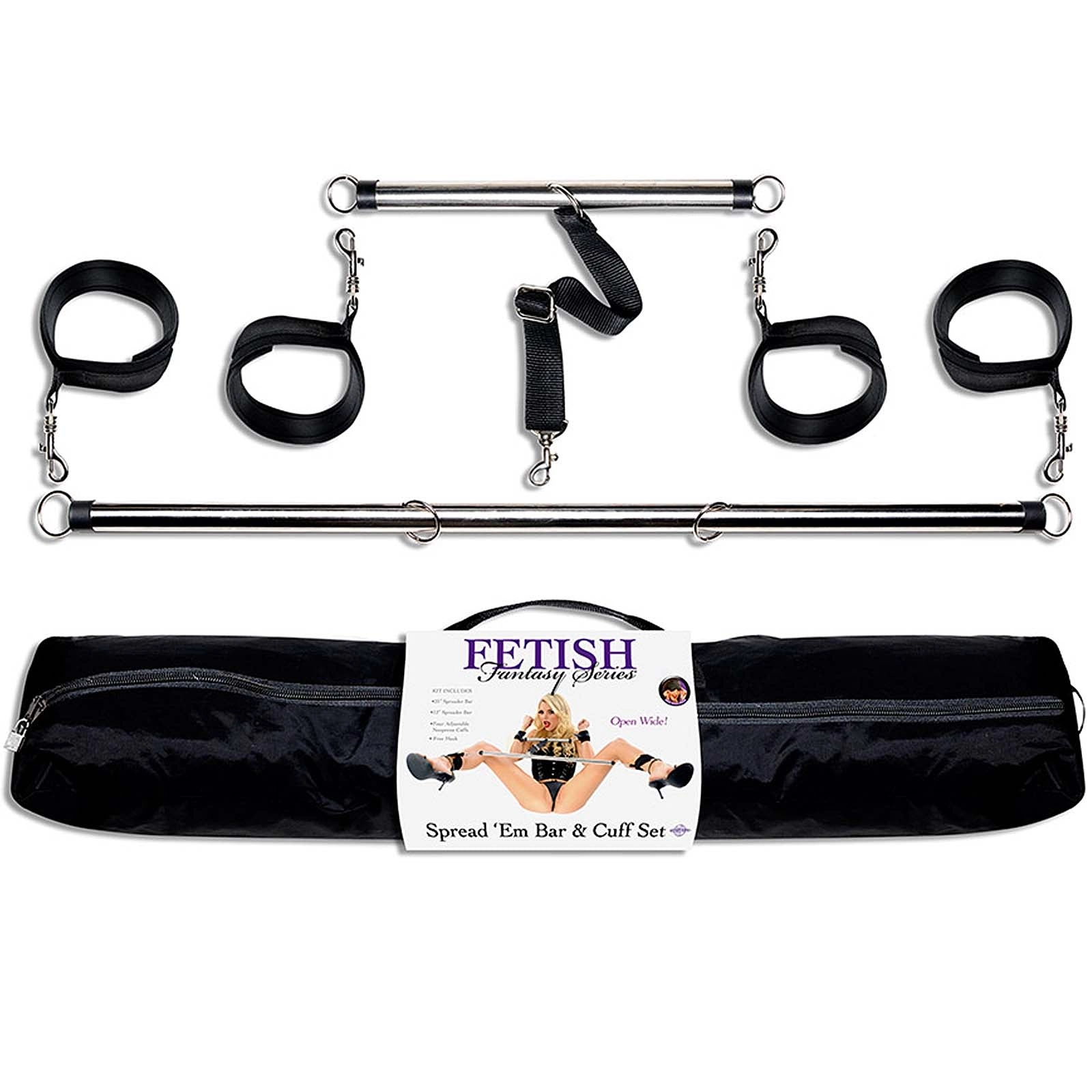 Fetish Fantasy Series Spread 'em Bar and Cuff Set
