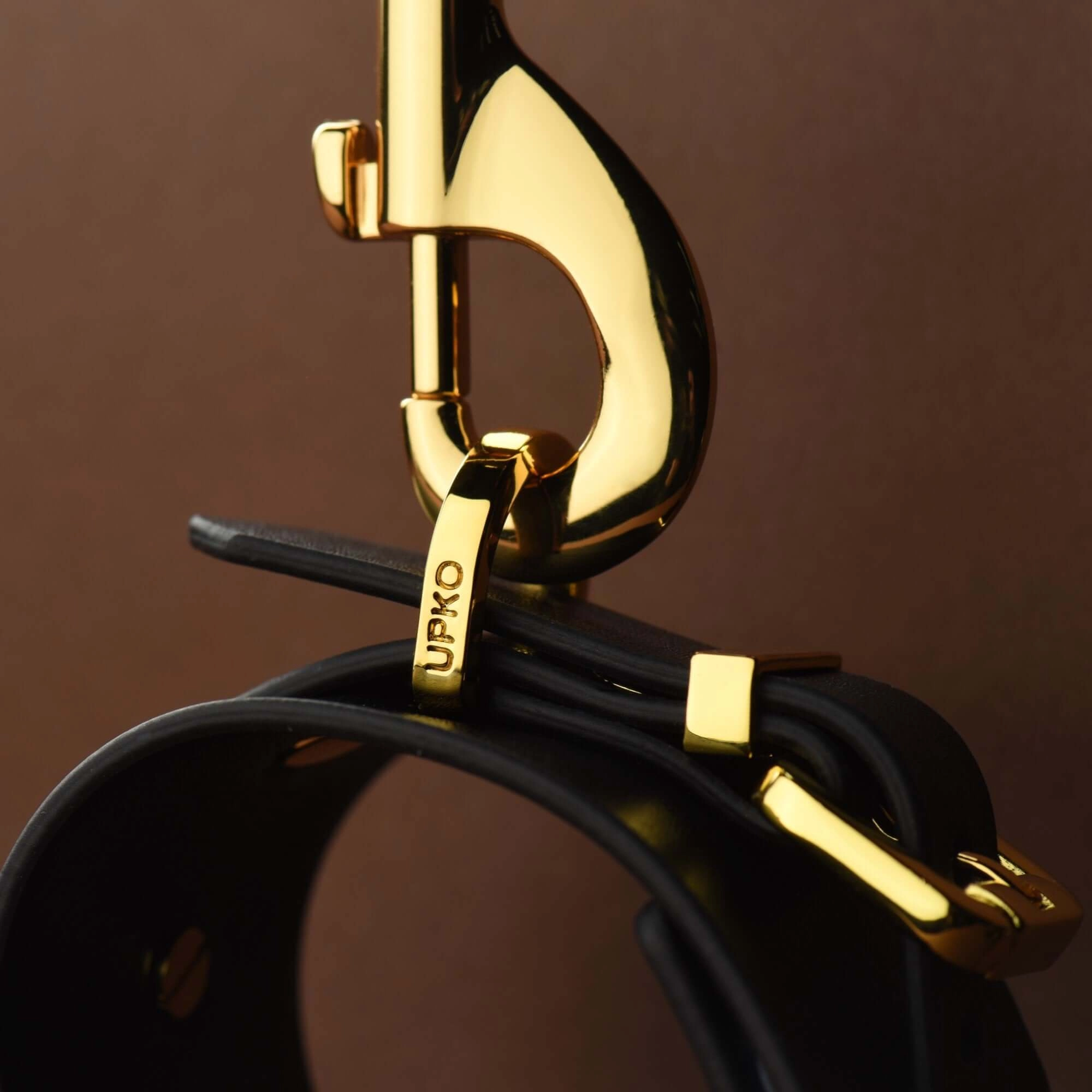 FUCK ME Luxury Italian Leather Handcuffs by UPKO