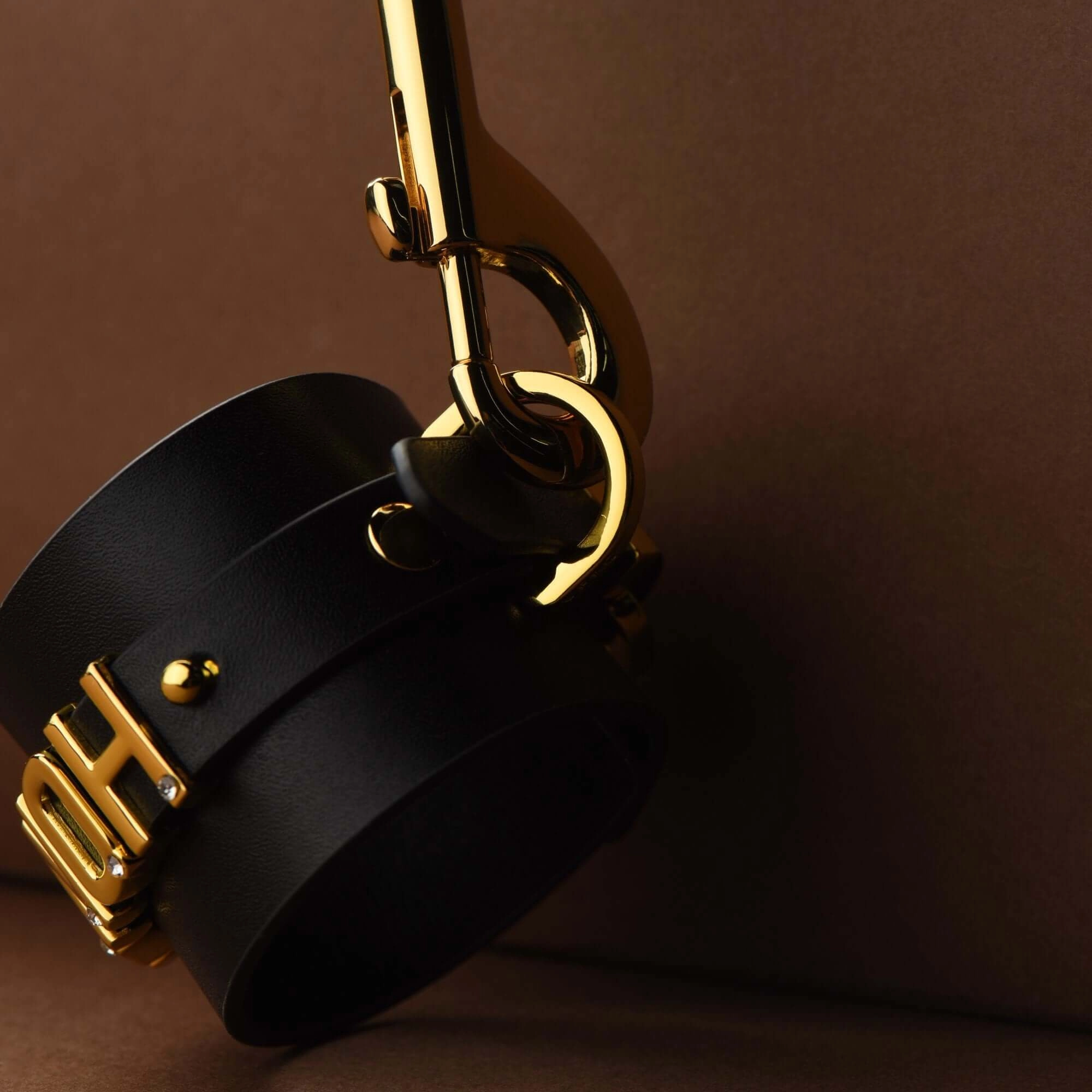 FUCK ME Luxury Italian Leather Handcuffs by UPKO