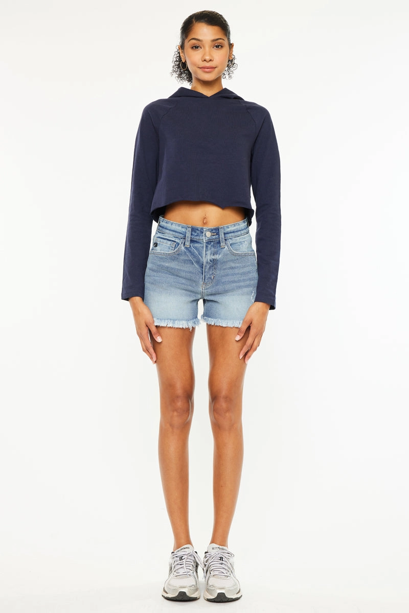Janelle Essentials High Rise Mom Shorts