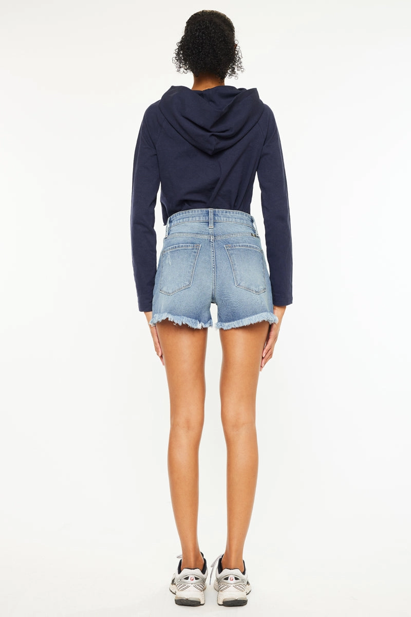 Janelle Essentials High Rise Mom Shorts