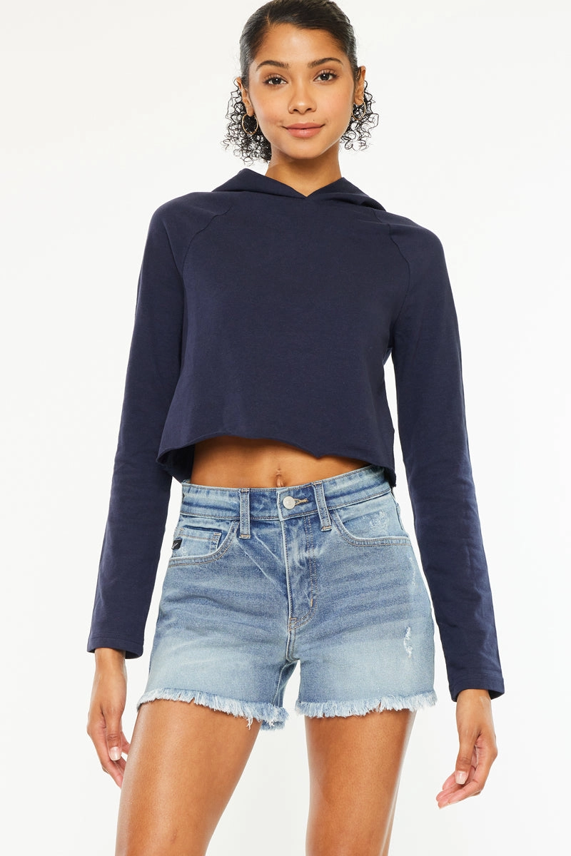Janelle Essentials High Rise Mom Shorts