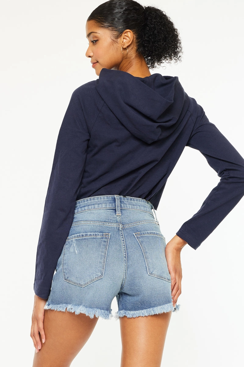 Janelle Essentials High Rise Mom Shorts