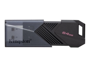 Kingston DataTraveler Exodia Onyx - USB flash drive - 64 GB - USB 3.2 Gen 1 - matte black DTXON/64GBCL