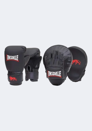 Lonsdale Bag Glove and Mitt Combo