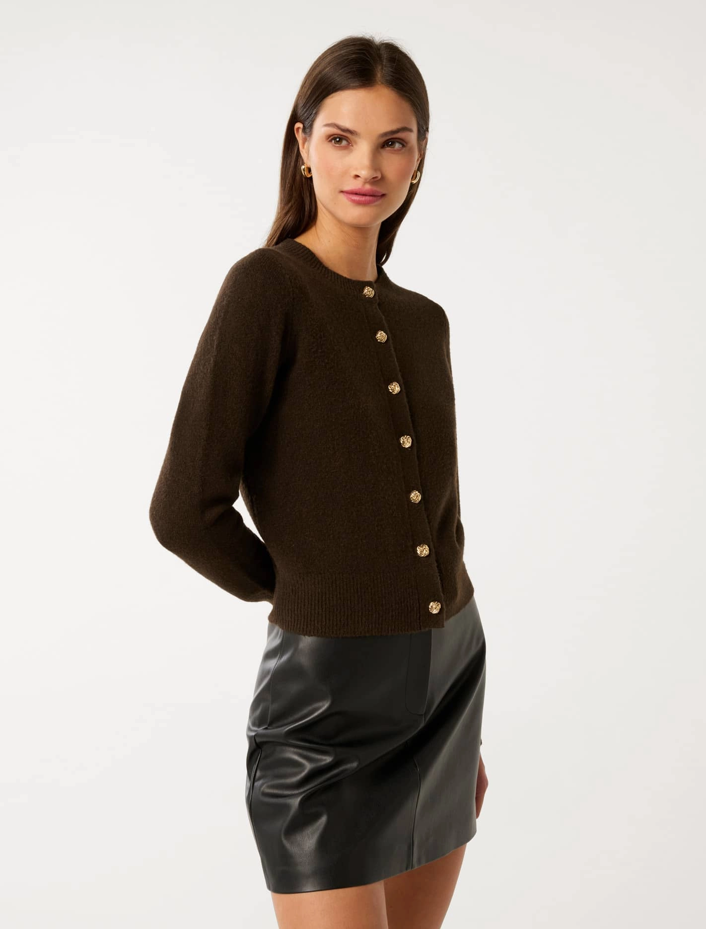 May Crew Neck Cardigan