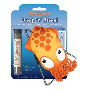 Meowijuana Jump ‘n’ Jamb Squid Cat Toy