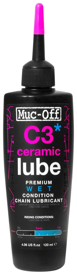 Muc-Off C3 Wet Ceramic Bike Chain Lube - 120ml