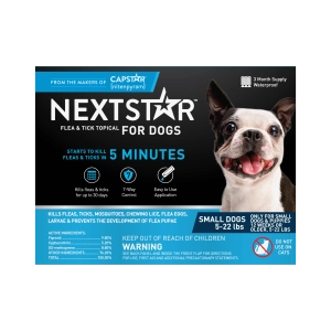 Nextstar Flea & Tick Topical Dog 5-22LB 3CT