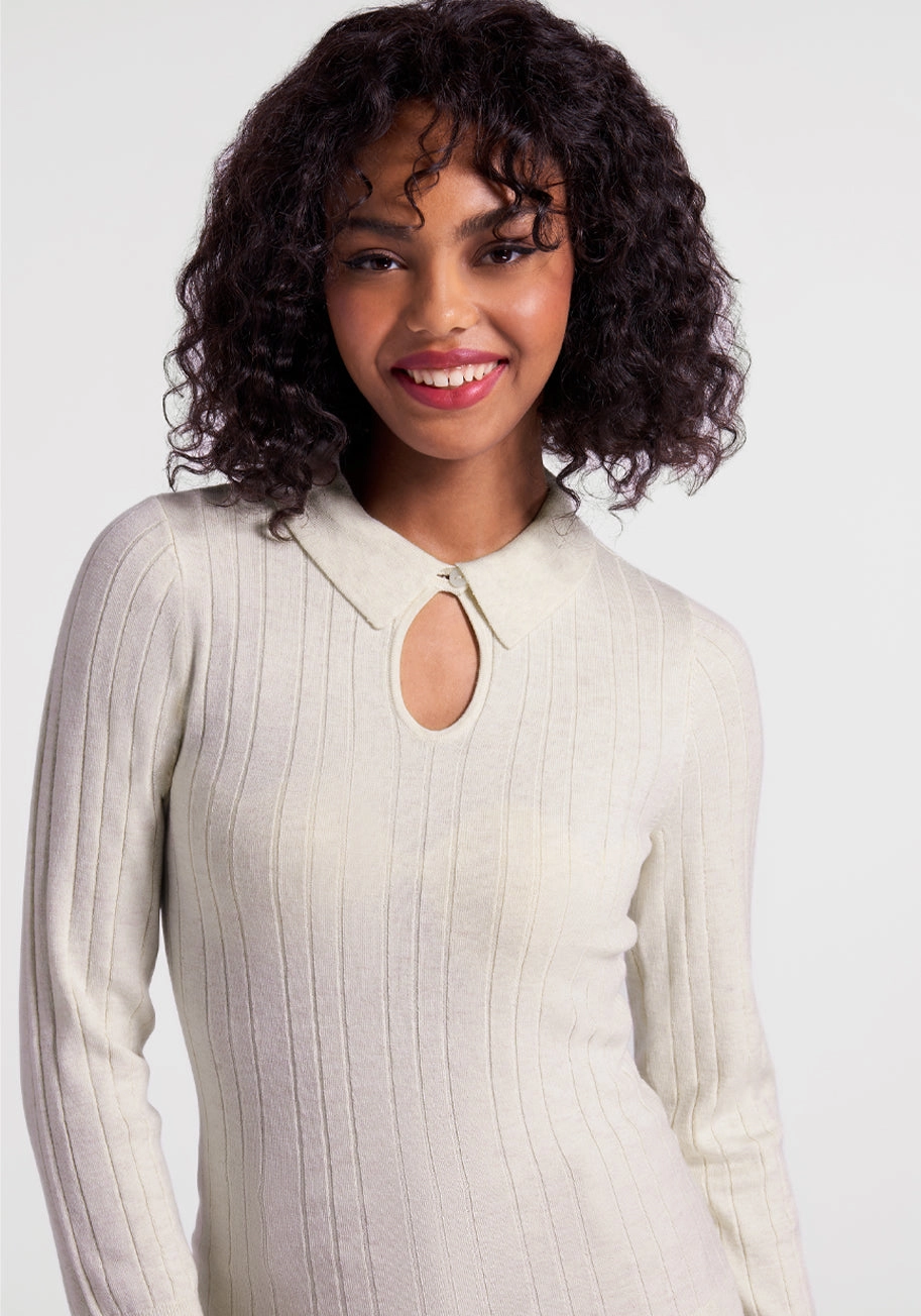 One Good Turn Keyhole Sweater