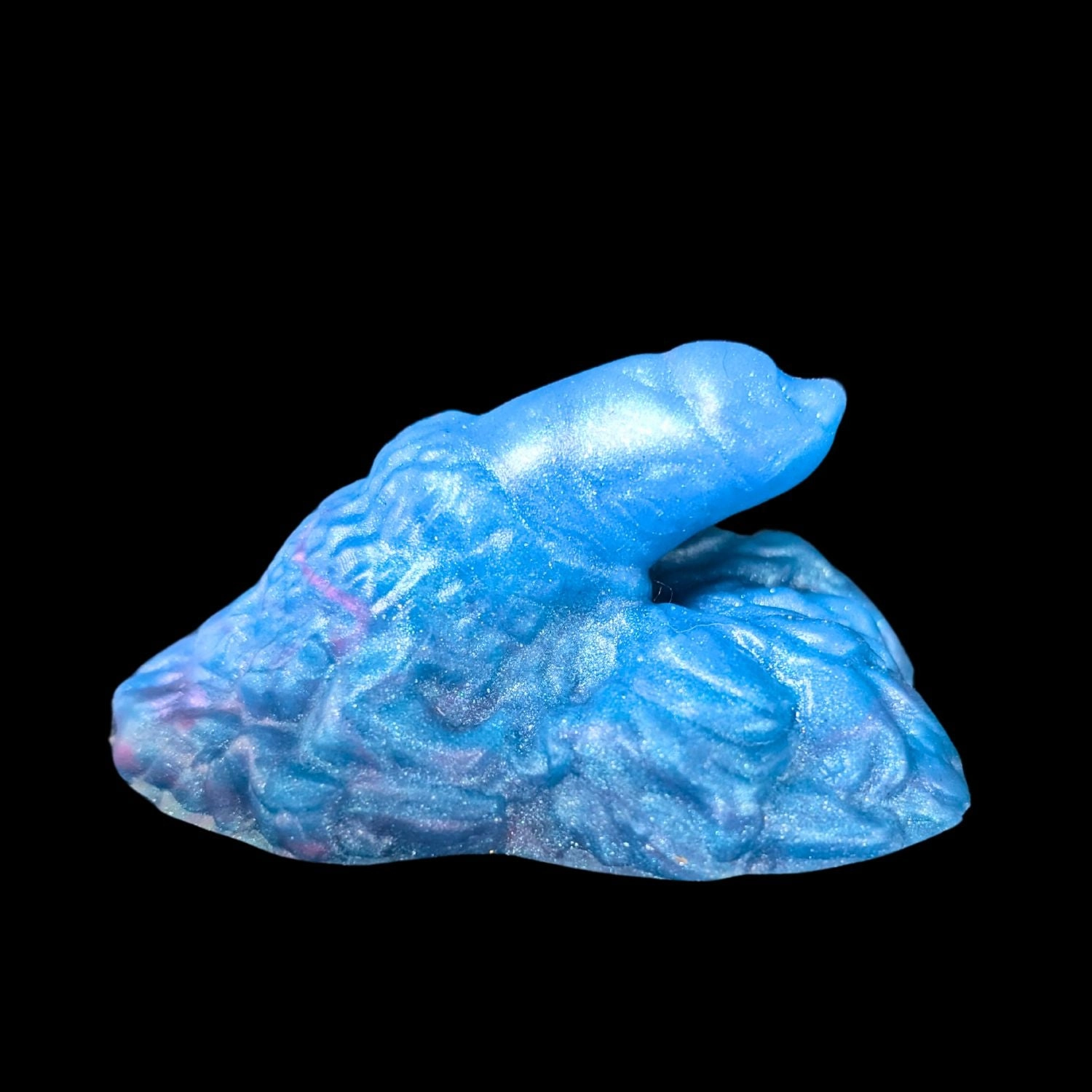 Premade Smal Fenrir, Lycan Packer - Blend Ocean Blue and Kreature Purple - Classic Firmness