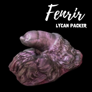 Premade Small Fenrir, Lycan Packer - Blend Kreature Purple and Valentine - Classic Firmness