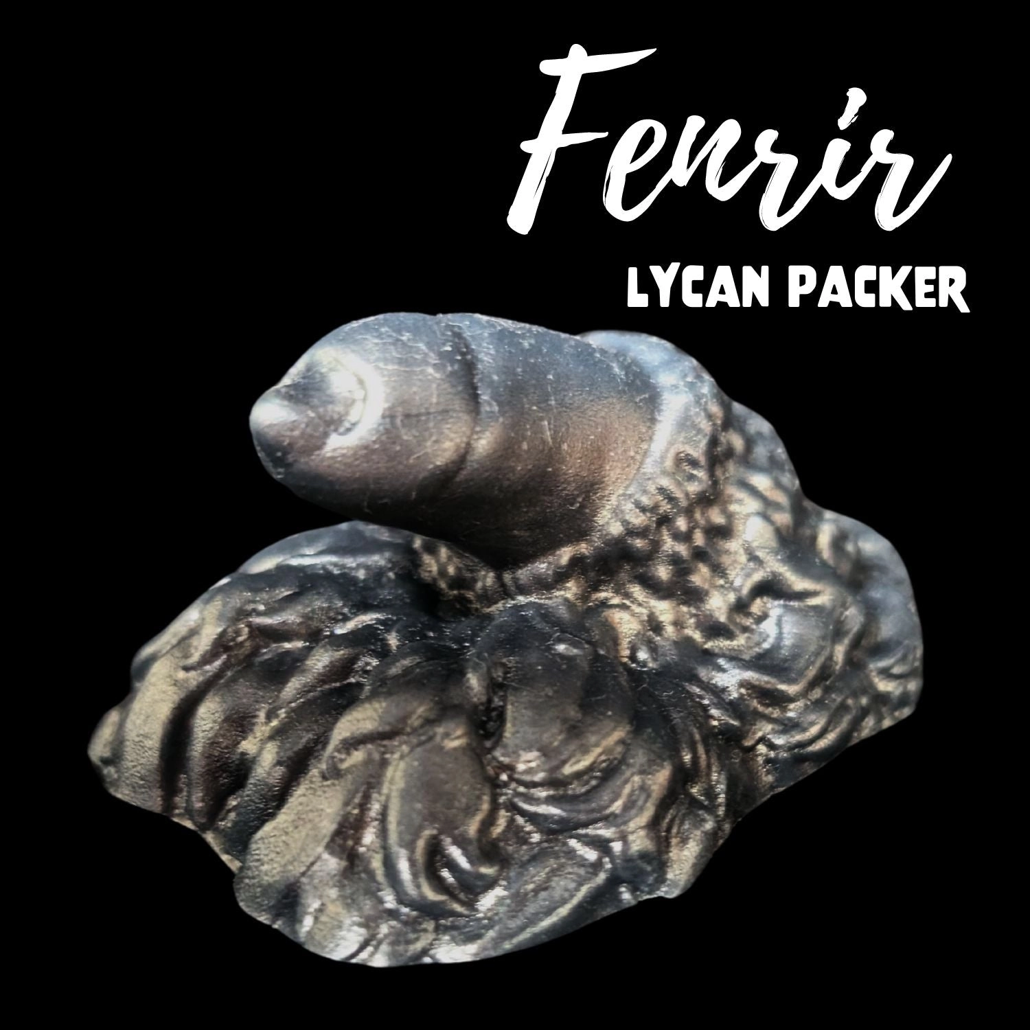 Premade Small Fenrir, Lycan Packer - Solid Coal Black - Classic Firmness