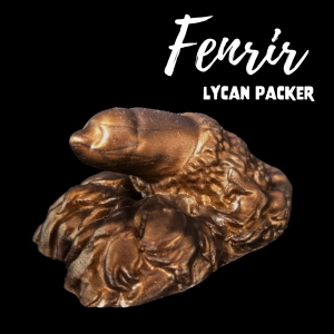 Premade Small Fenrir, Lycan Packer - Solid Dark Brown - Classic Firmness