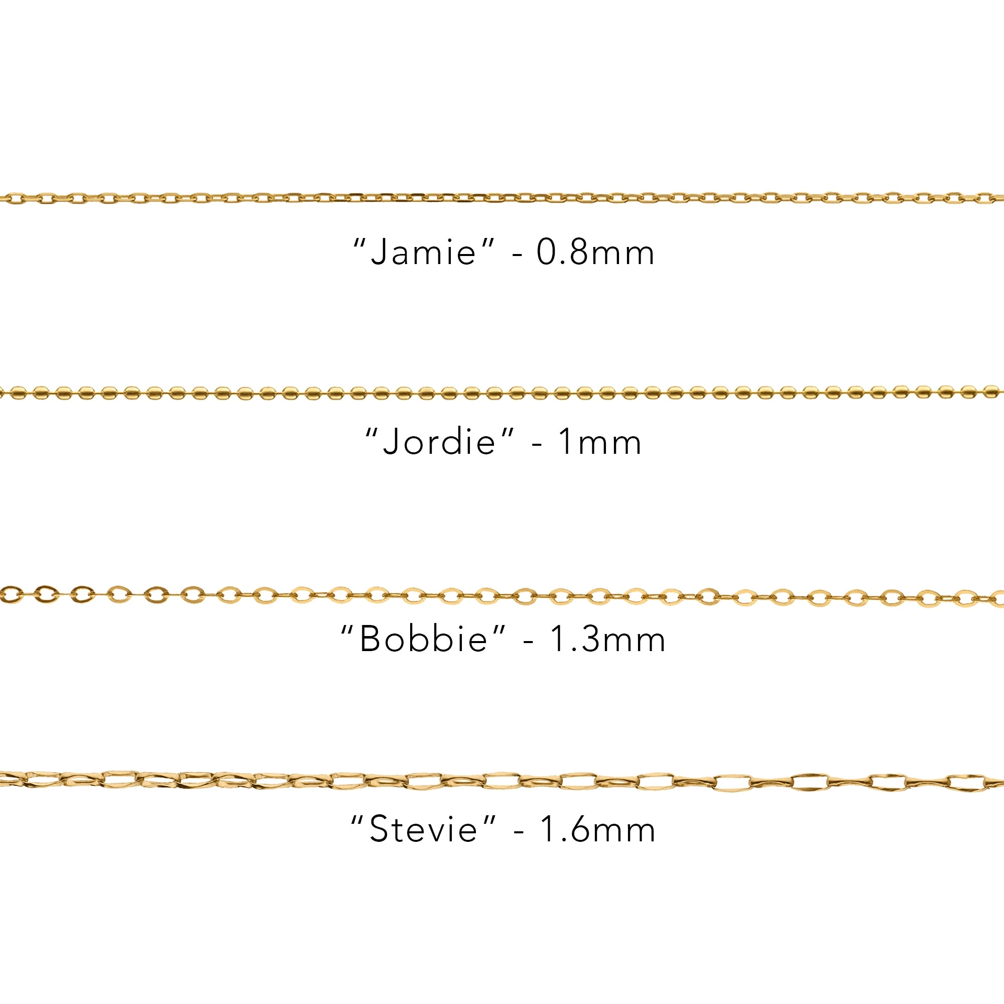"Bobbie" Diamond Cut Chain