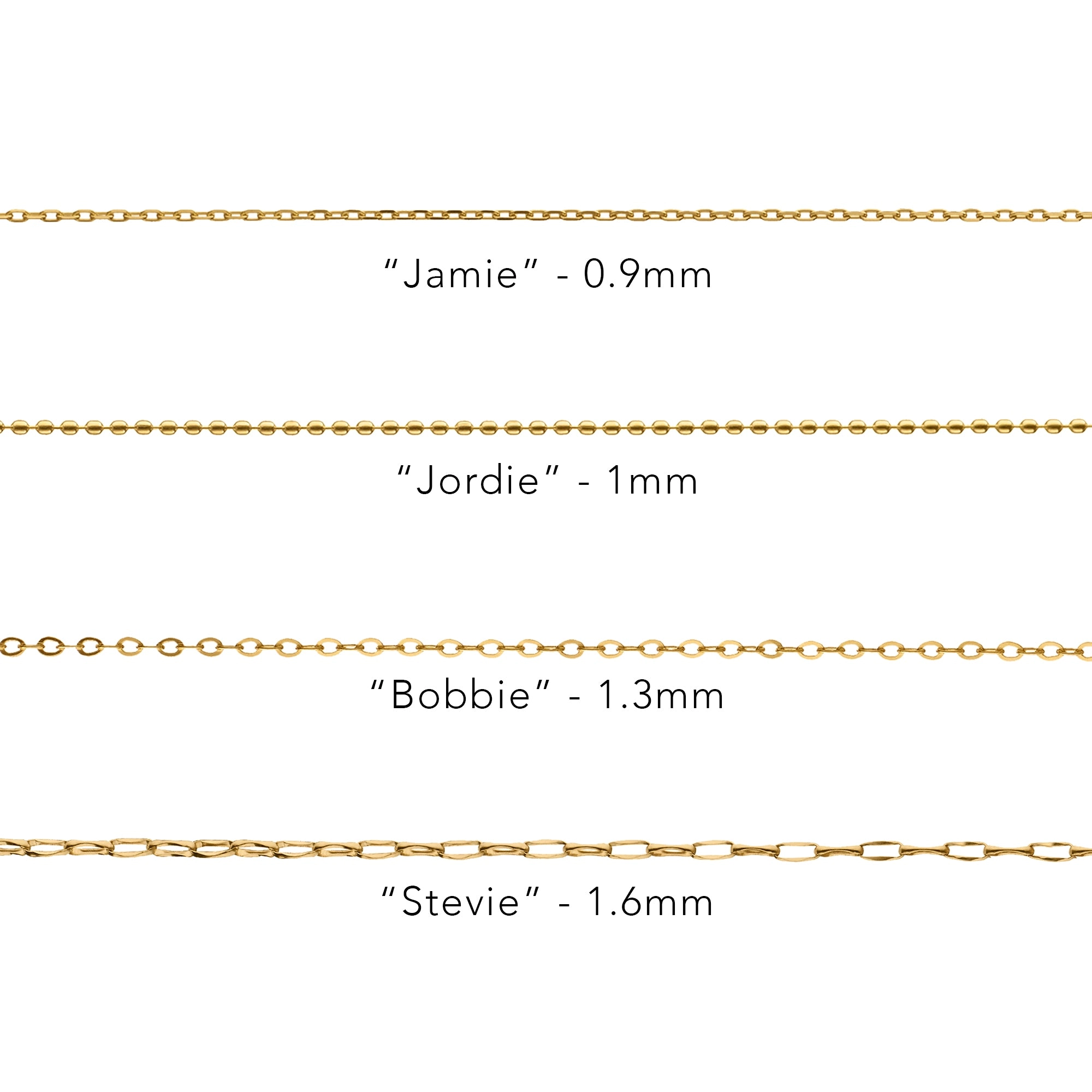 "Jordie" Delicate Ball Chain