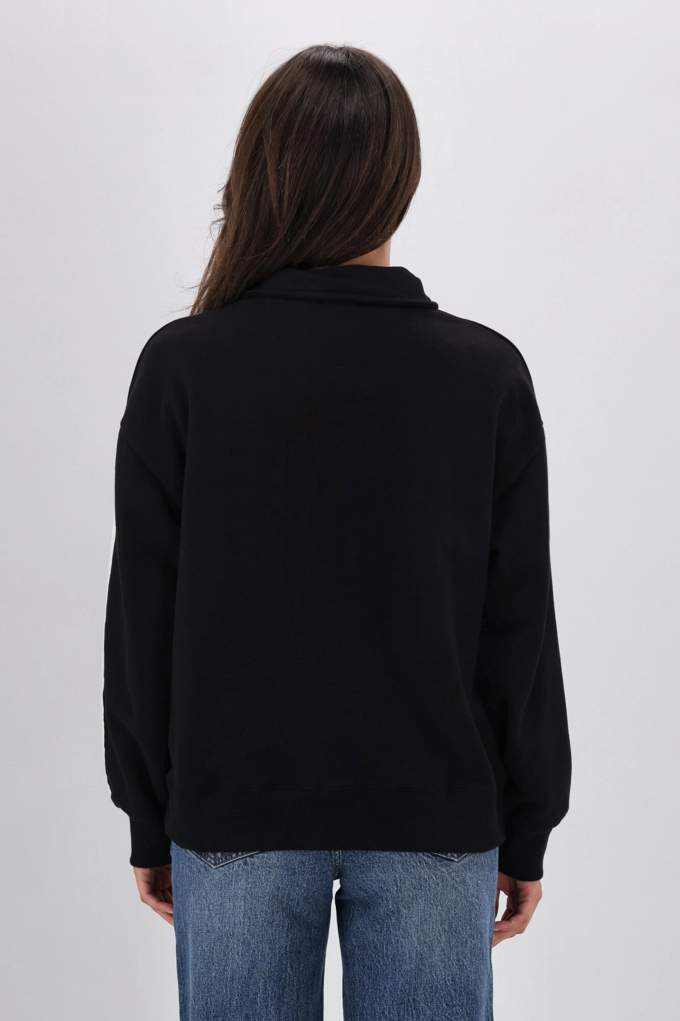 Shine On Essentials Panel 1/4 Zip Black