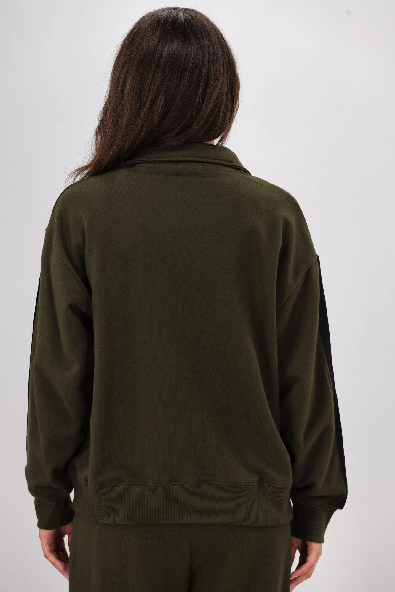 Shine On Essentials Panel 1/4 Zip Olive