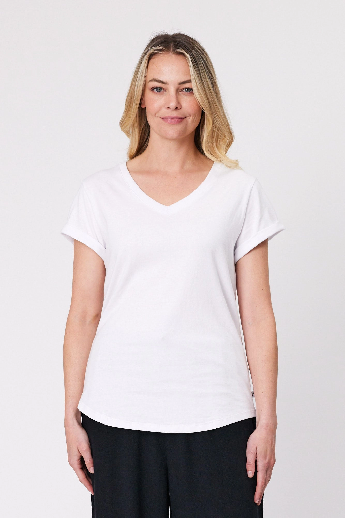 Shine On Essentials V Tee White