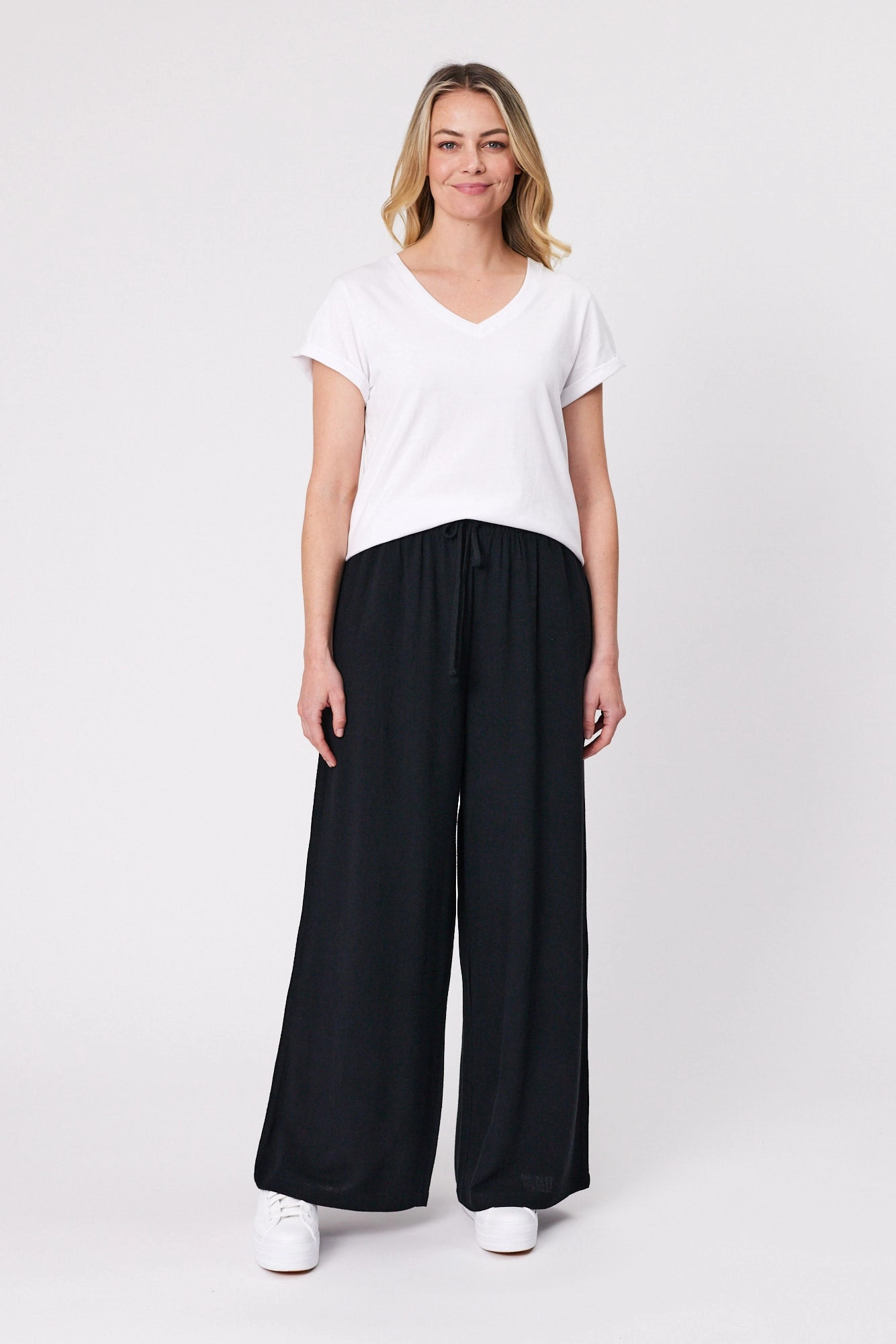 Shine On Essentials V Tee White