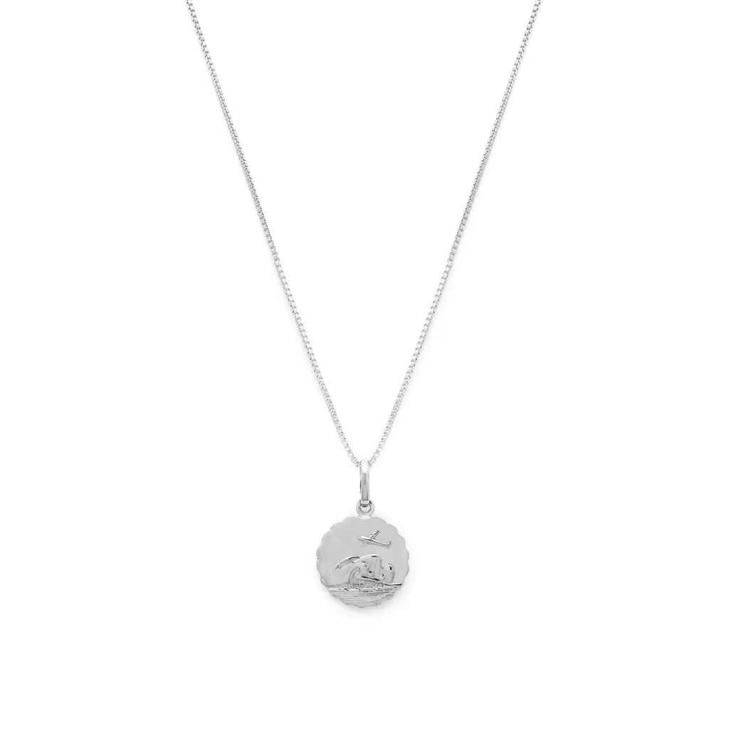 St Christopher Necklace - Silver