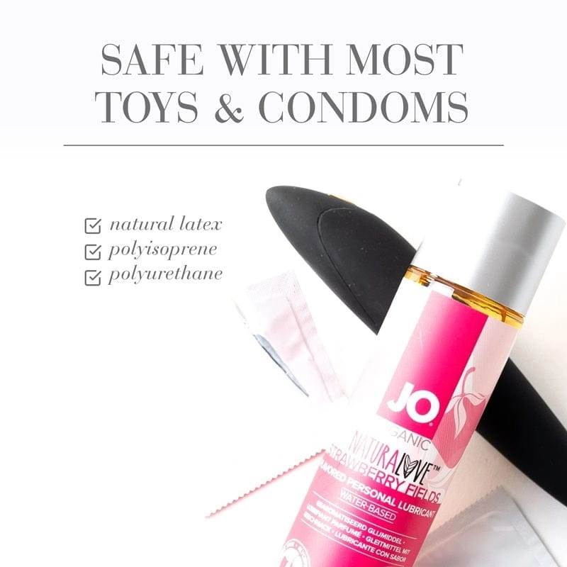 System JO Naturalove Strawberry Fields Organic Lubricant