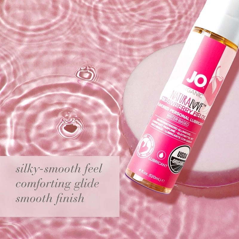 System JO Naturalove Strawberry Fields Organic Lubricant