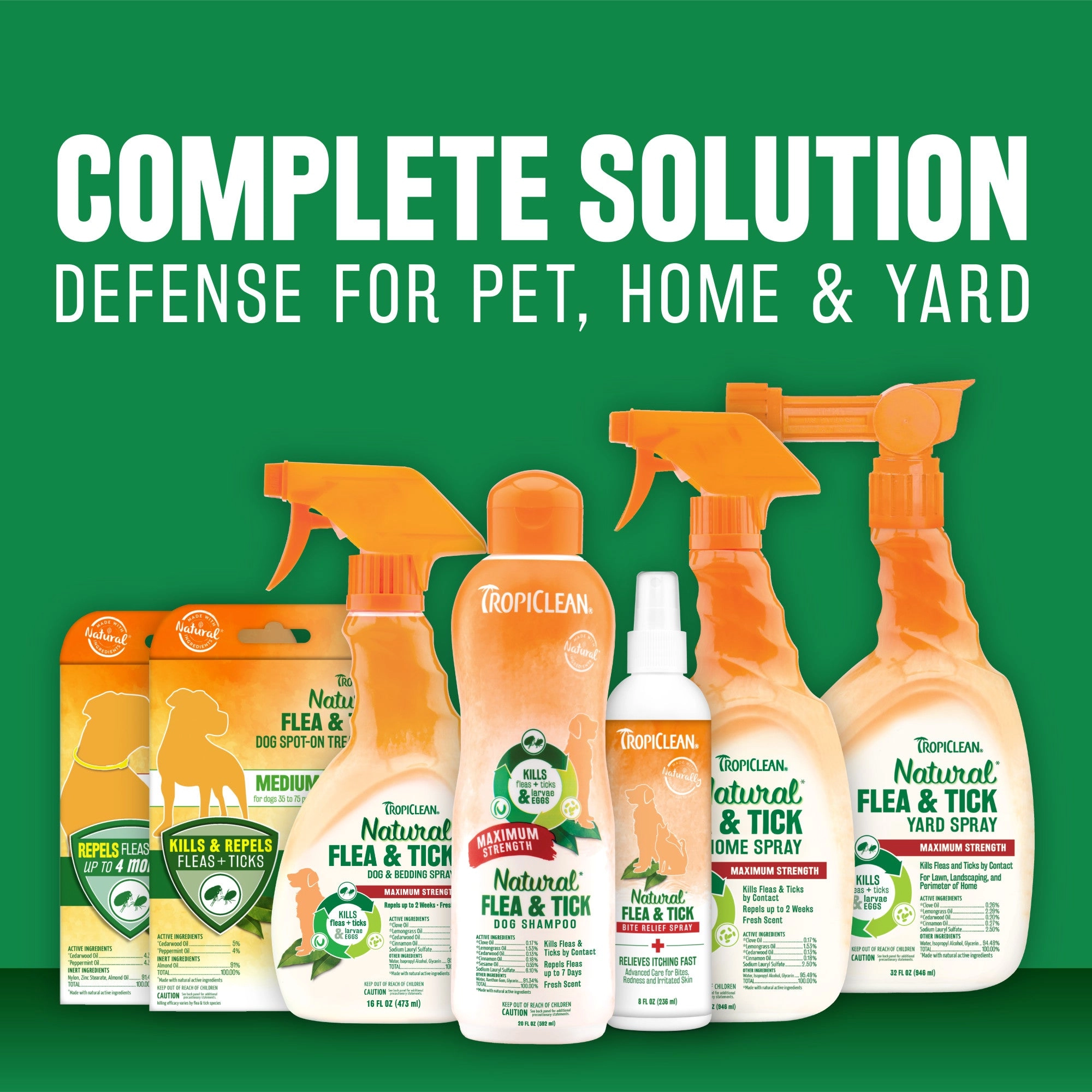 TropiClean Natural* Flea & Tick Repellent Collar for Large Dogs