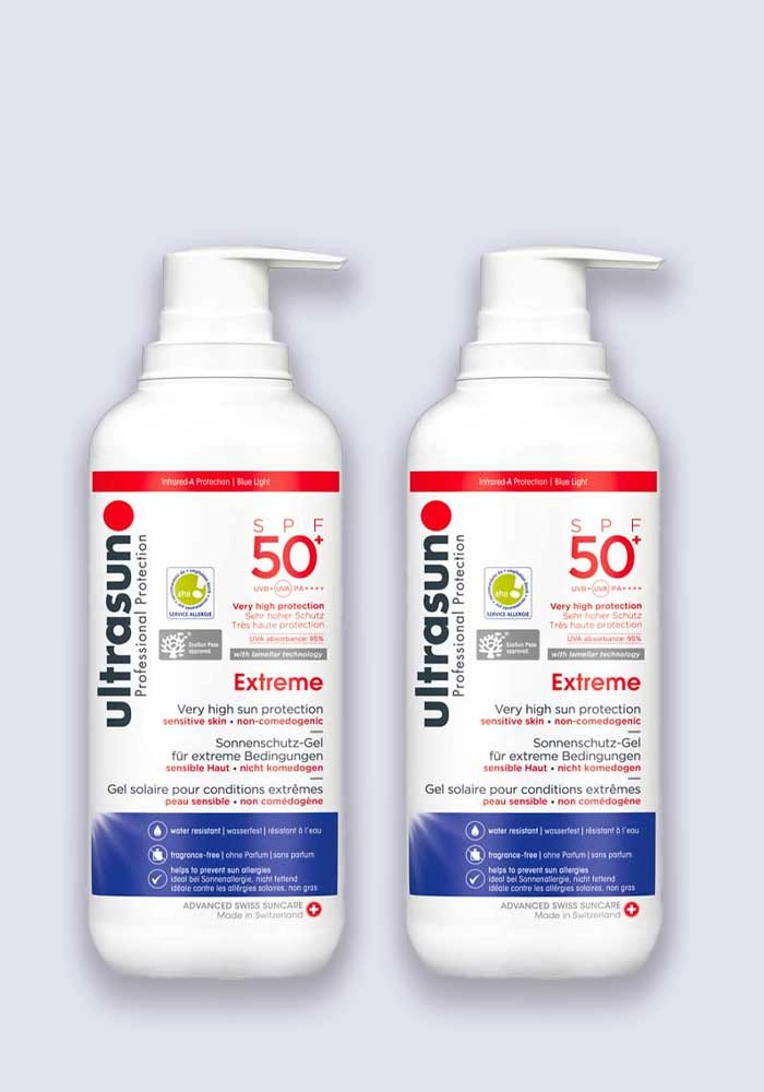 Ultrasun Extreme SPF 50  400ml - 2 Pack Saver