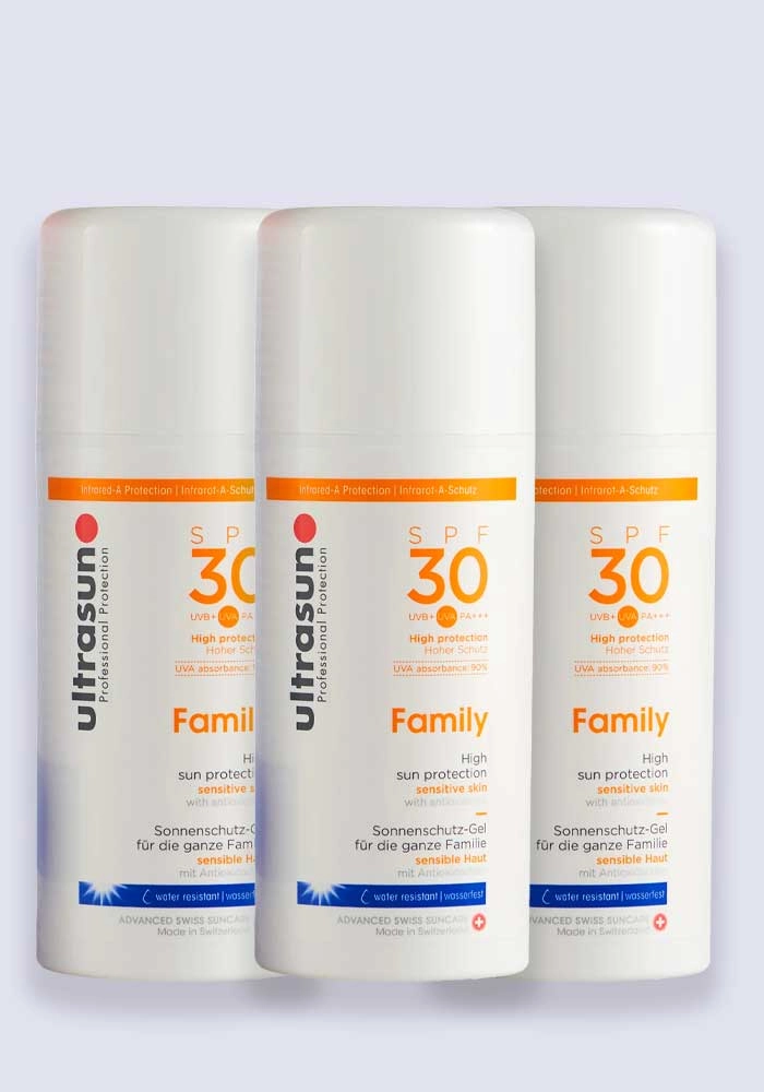 Ultrasun Family SPF 30 100ml - 3 Pack Saver