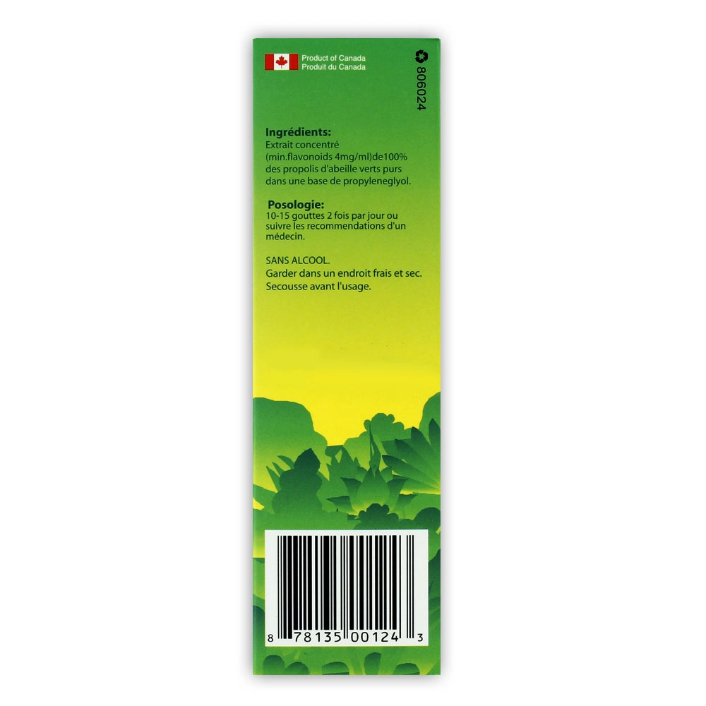 UNCLE BILL® Green Bee Propolis (Alcohol Free)