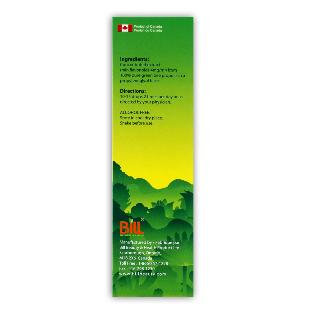 UNCLE BILL® Green Bee Propolis (Alcohol Free)