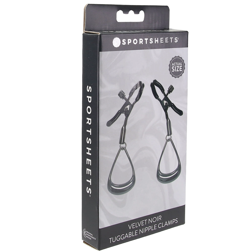 Velvet Noir Tuggable Nipple Clamps