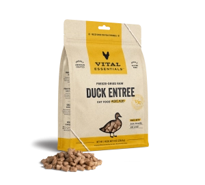 Vital Essentials Duck Entree Mini Nibs Freeze-Dried Raw Cat Food