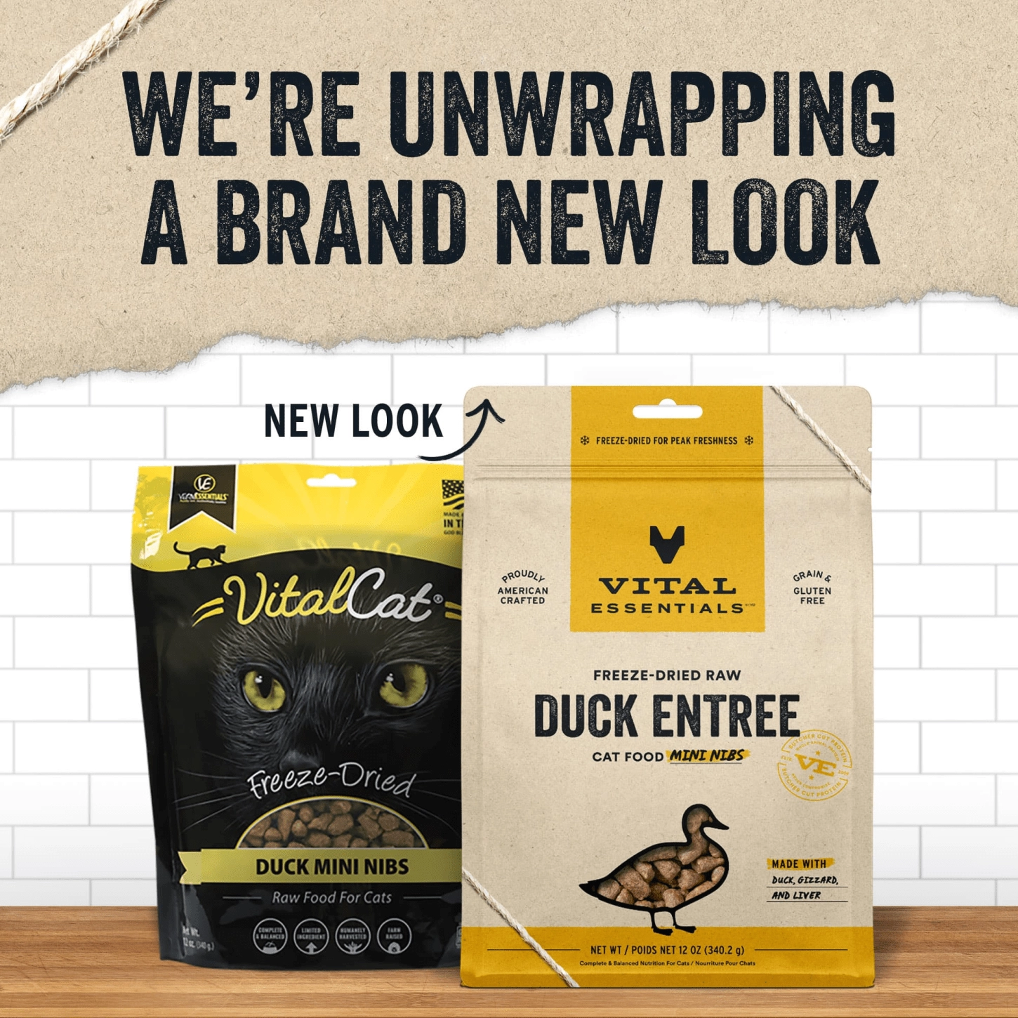 Vital Essentials Duck Entree Mini Nibs Freeze-Dried Raw Cat Food
