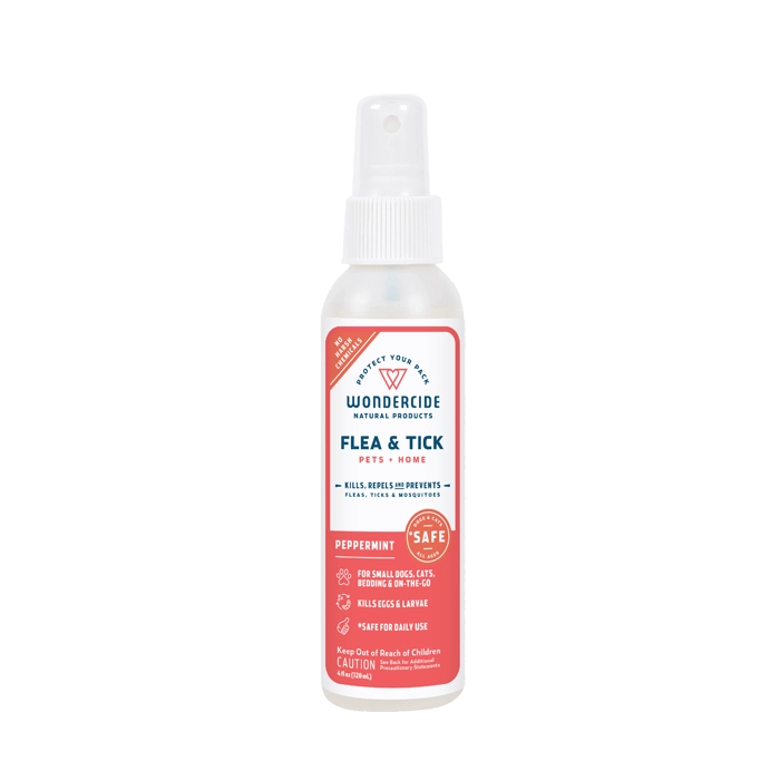 Wondercide Peppermint Flea and Tick Spray for Pets   Home